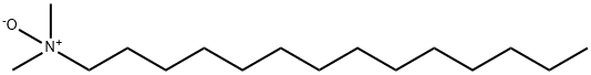 N,N-二甲基十四癸胺-N-氧化物,3332-27-2,结构式