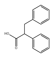 2,3-二苯基丙酸,3333-15-1,结构式