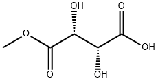 Butanedioic acid, 2,3-dihydroxy- (2R,3R)-, MonoMethyl ester Structure