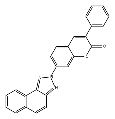 7-(2H-naphtho[1,2-d]triazol-2-yl)-3-phenyl-2-benzopyrone