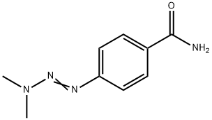 1-(4-carboxamidophenyl)-3,3-dimethyltriazene,33330-91-5,结构式