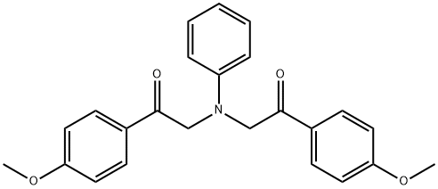 1-(4-METHOXY-PHENYL)-2-([2-(4-METHOXY-PHENYL)-2-OXO-ETHYL]-PHENYL-AMINO)-ETHANONE Structure