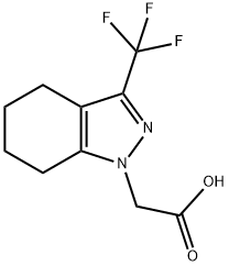 [3-(트리플루오로메틸)-4,5,6,7-테트라히드로-1H-인다졸-1-일]아세트산(SALTDATA:FREE)