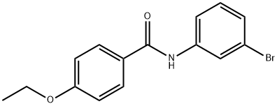 N-(3-bromophenyl)-4-ethoxybenzamide 结构式