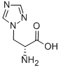 1H-1,2,4-Triazole-1-propanoicacid,alpha-amino-,(alphaR)-(9CI) Struktur