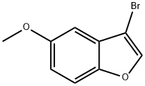 3-bromo-5-methoxybenzofuran Structure