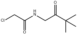 AcetaMide, 2-chloro-N-(3,3-diMethyl-2-oxobutyl)- Struktur