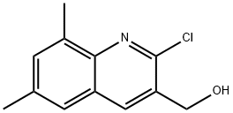 2-CHLORO-6,8-DIMETHYLQUINOLINE-3-METHANOL Struktur