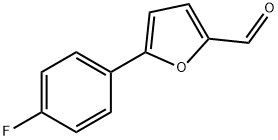 5-(4-氟苯基)-呋喃-2-甲醛,33342-17-5,结构式