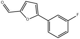 5-(3-氟苯基)-呋喃-2-甲醛, 33342-18-6, 结构式