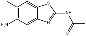 Acetamide, N-(5-amino-6-methyl-2-benzothiazolyl)- (9CI),333430-12-9,结构式