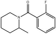 1-(2-Fluorobenzoyl)-2-Methylpiperidine, 97% Struktur