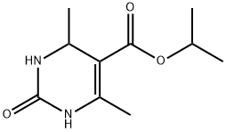 5-Pyrimidinecarboxylicacid,1,2,3,4-tetrahydro-4,6-dimethyl-2-oxo-,1-methylethylester(9CI) 结构式