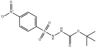 1-BOC-2-(4-硝基苯磺酰基)肼,333440-71-4,结构式