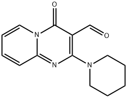 4-OXO-2-PIPERIDIN-1-YL-4H-PYRIDO[1,2-A]PYRIMIDINE-3-CARBALDEHYDE Structure