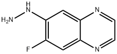 Quinoxaline, 6-fluoro-7-hydrazino- (9CI) Struktur