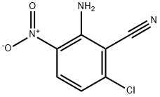 2-氨基-6-氯-3-硝基苯甲腈, 333459-71-5, 结构式