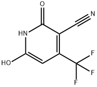 3-氰基-2,6-二羟基-4-三氟甲基吡啶,3335-46-4,结构式