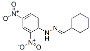 シクロヘキサンカルボアルデヒド2,4-ジニトロフェニルヒドラゾン 化学構造式