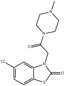 5-Chloro-3-[[(4-methylpiperazin-1-yl)carbonyl]methyl]benzothiazol-2(3H)-one|