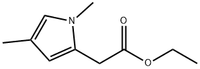 ethyl 1,4-dimethyl-1H-pyrrole-2-acetate Struktur