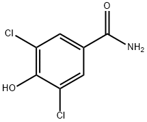 3,5-二氯-4-羟基苯甲酰胺,3337-60-8,结构式