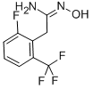 BENZENEETHANIMIDAMIDE,2-FLUORO-N-HYDROXY-6-(TRIFLUOROMETHYL)- 结构式