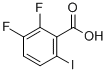 2,3-二氟-6-碘苯甲酸,333780-75-9,结构式