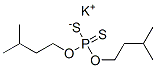 potassium O,O'-diisopentyl dithiophosphate Structure