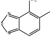 5-甲基-2,1,3-苯并噻二唑-4-胺,3338-93-0,结构式