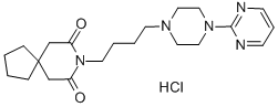 盐酸丁螺环酮, 33386-08-2, 结构式
