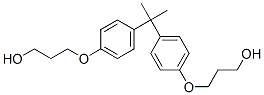 [isopropylidenebis(p-phenyleneoxy)]dipropanol 化学構造式