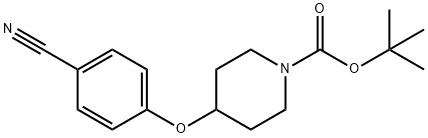 333954-86-2 -1-哌啶甲酸,4-(4-氰基苯氧基)-1,1-DIMETHYLETHYLESTER