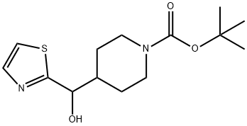 1-Boc-4-(hydroxythiazol-2-yl-Methyl)piperidine Structure