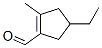 1-Cyclopentene-1-carboxaldehyde, 4-ethyl-2-methyl- (9CI),333986-89-3,结构式