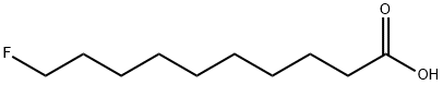 10-フルオロカプリン酸 化学構造式