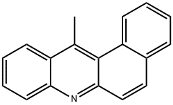 12-メチルベンゾ[a]アクリジン 化学構造式