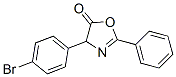 5(4H)-Oxazolone,  4-(4-bromophenyl)-2-phenyl- 结构式