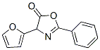 5(4H)-Oxazolone,  4-(2-furanyl)-2-phenyl- Structure