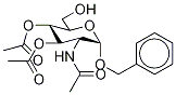 Benzyl 2-Acetamido-2-deoxy-3,4-di-O-acetyl-a-D-glucopyranoside 结构式