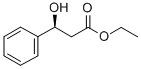 (S)-(-)-3-ヒドロキシ-3-フェニルプロピオン酸エチル 化学構造式