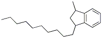 1-decyl-3-methylindan Struktur