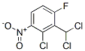 1-Fluoro-2-(dichloromethyl)-3-chloro-4-nitrobenzene Struktur