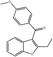 2-ethylbenzofuran-3-yl p-methoxyphenyl ketone 