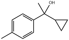 alpha-cyclopropyl-alpha-4-dimethylbenzyl alcohol  Structure