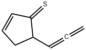 2-Cyclopentene-1-thione, 5-(1,2-propadienyl)- (9CI) 结构式