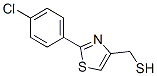 2-(4-Chlorophenyl)-4-thiazolemethanethiol,33451-01-3,结构式