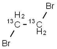 1,2-DIBROMOETHANE-13C2 Structure