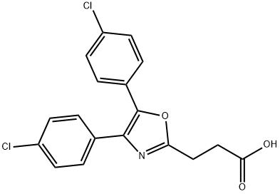 33466-16-9 3-[4,5-Bis(4-chlorophenyl)oxazol-2-yl]propionic acid