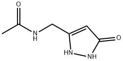 Acetamide,  N-[(5-oxo-3-pyrazolin-3-yl)methyl]-  (8CI) 结构式